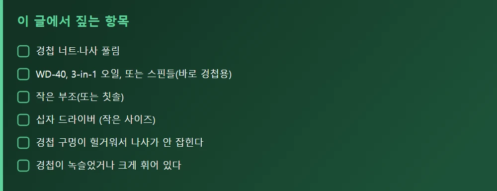 이 글에서 짚는 항목 — 본문 요점을 모아 정리