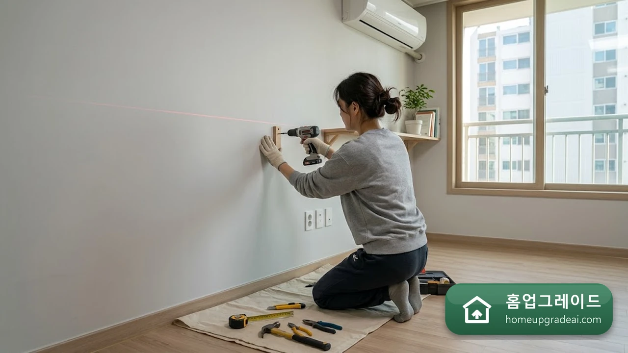 인테리어 셀프 시공 초보가 꼭 챙겨야 할 필수 공구 세트 — AI 참고 이미지